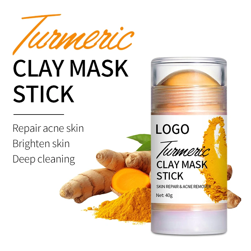 Factory Manufacturer Oem Natural Organic Turmeric Deep Cleansing Oil Control Nourishing Face Green Tea Masking Stick