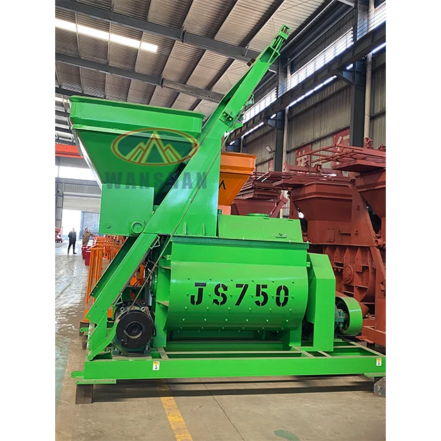 Industrial Heavy Duty Autoconcrete Mixer Twin Shaft 1000l Concrete Mixer Machine With Lift For Sale