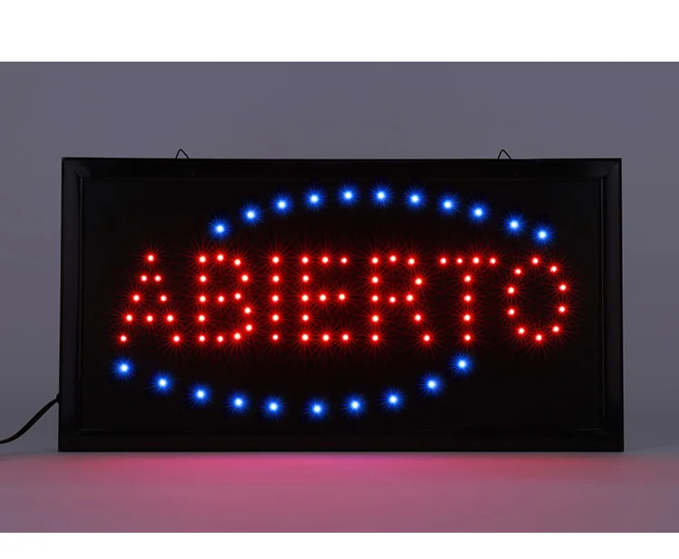 Factory direct 48*25cm lamp beads led lights board illuminated advertising signs