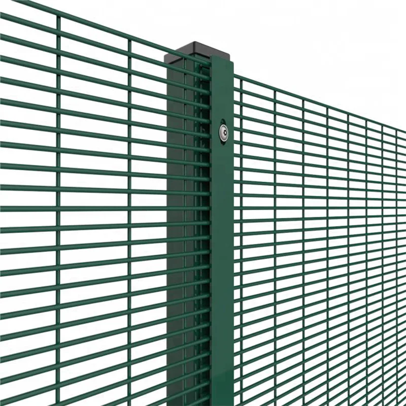 Green Panel Eco Friendly Dense Net Anti-climb Security 358 Fencing with Spikes