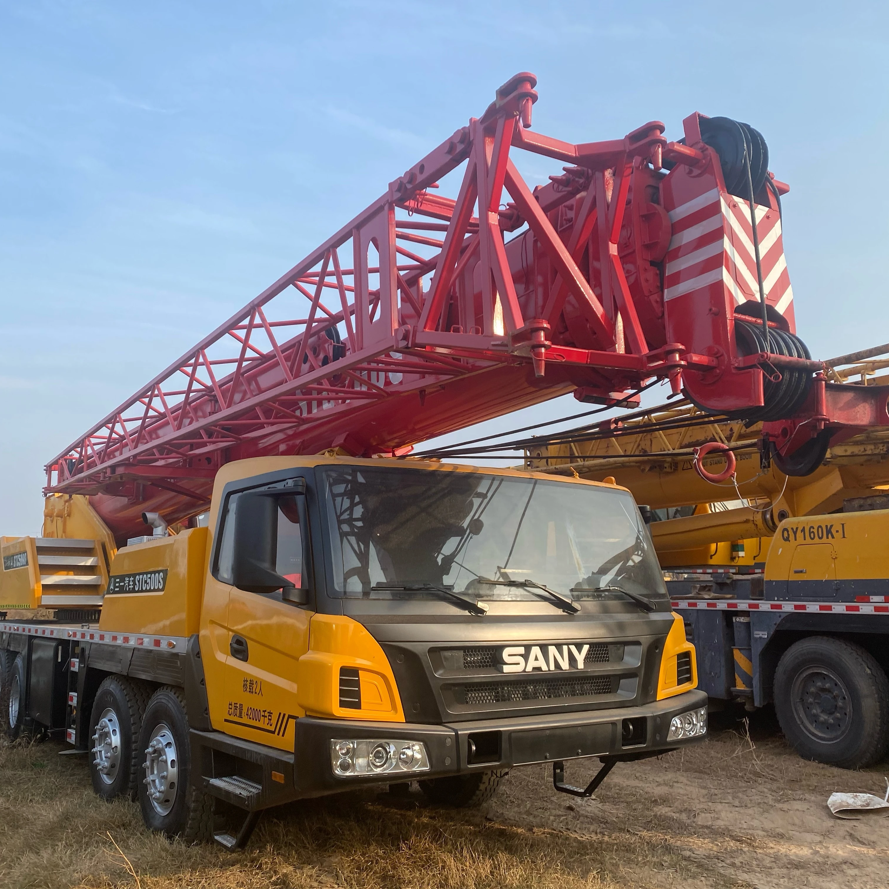 SANY STC500 truck crane 50ton truck crane mobile crane Chinese brand for construction machinery