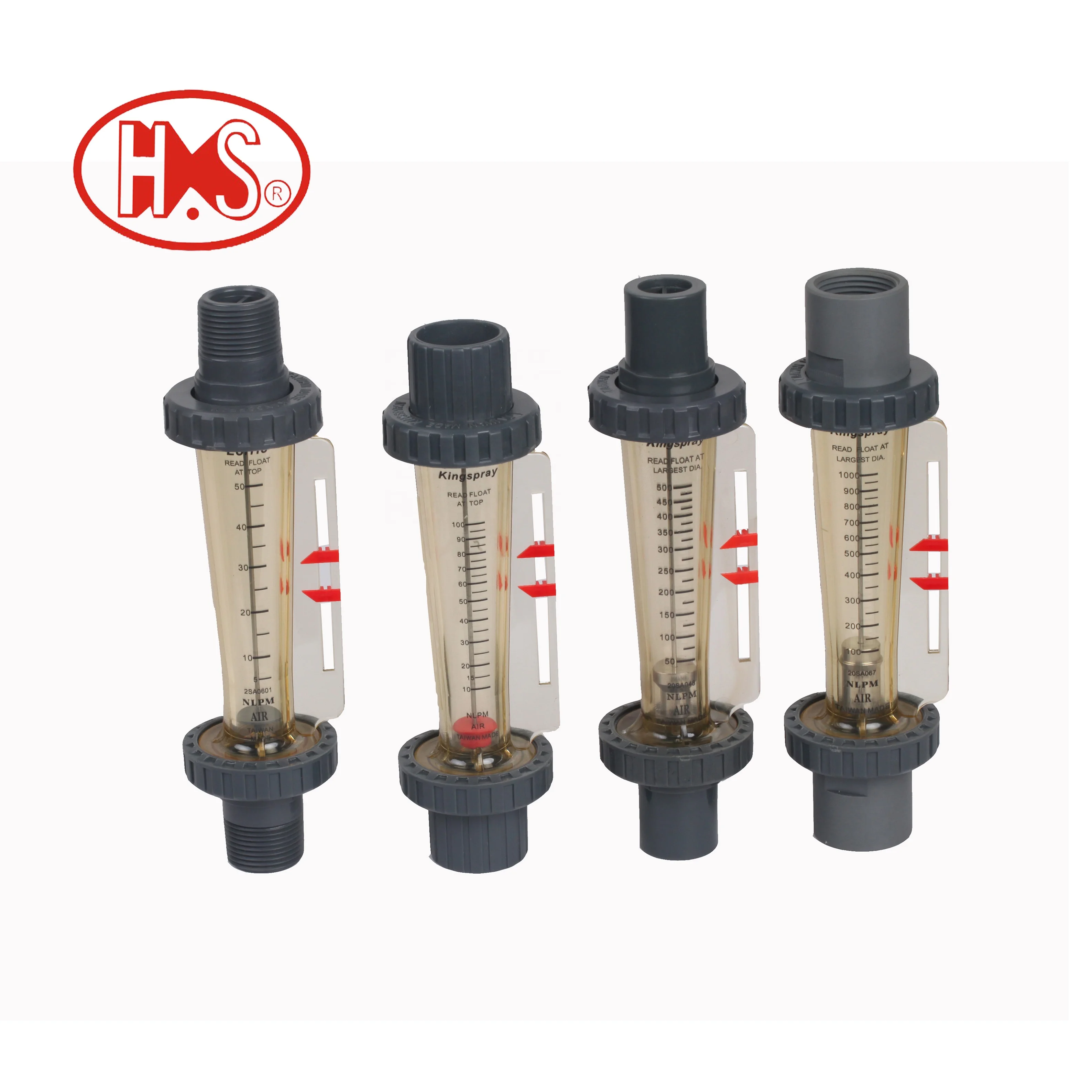 float rotameter liquid flow meter for electroplating line