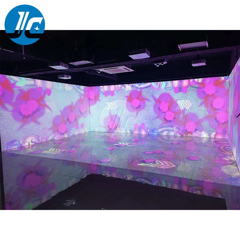 3D Interactive Games Immersive Room Interactive Projection Bar Table For Education