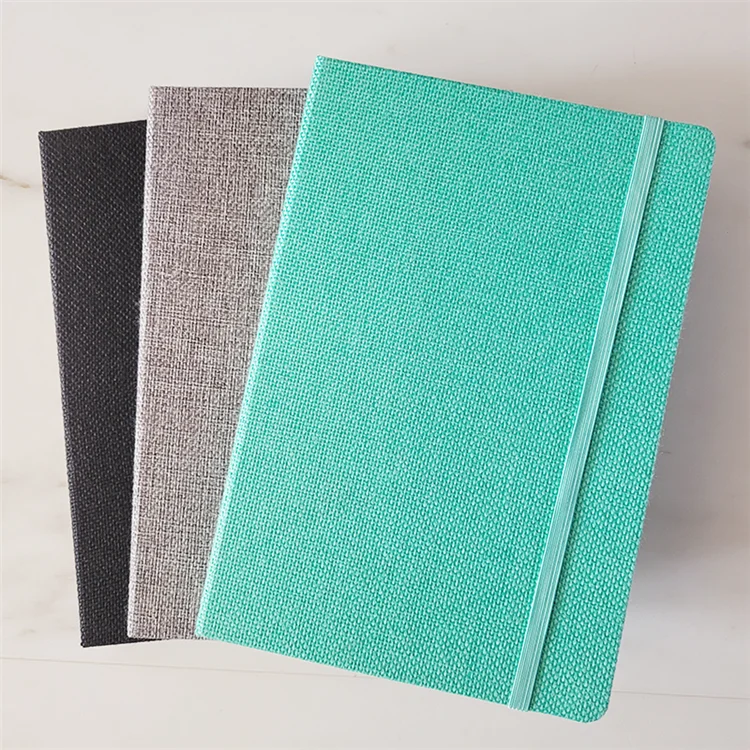 China Custom Made Journal Book Soft Faux Leather Cover Hard Cover Notebook