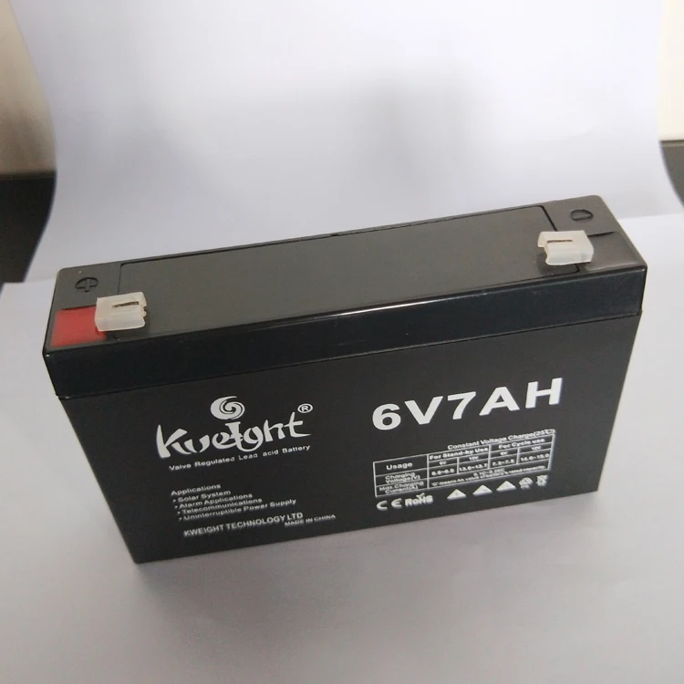 Original Factory Wholesale VRLA Agm 6V 7AH Sealed Lead Acid Batteries