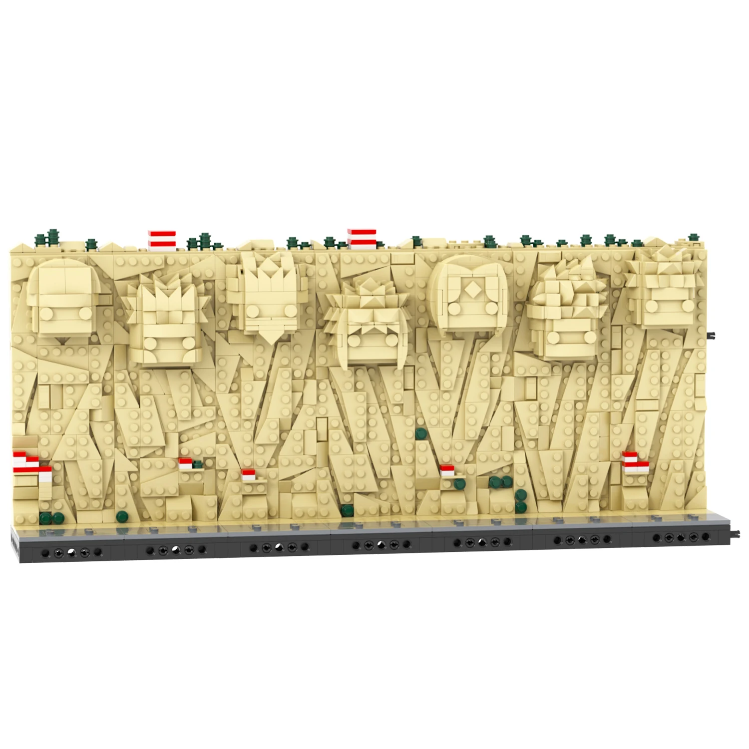 MOC7241-7247 Uzumaki Mehokage Rock Senju Hashirama Tobirama Hatake Kakashi Sarutobi Hiruzen Assemble Building Blocks Kids Toys