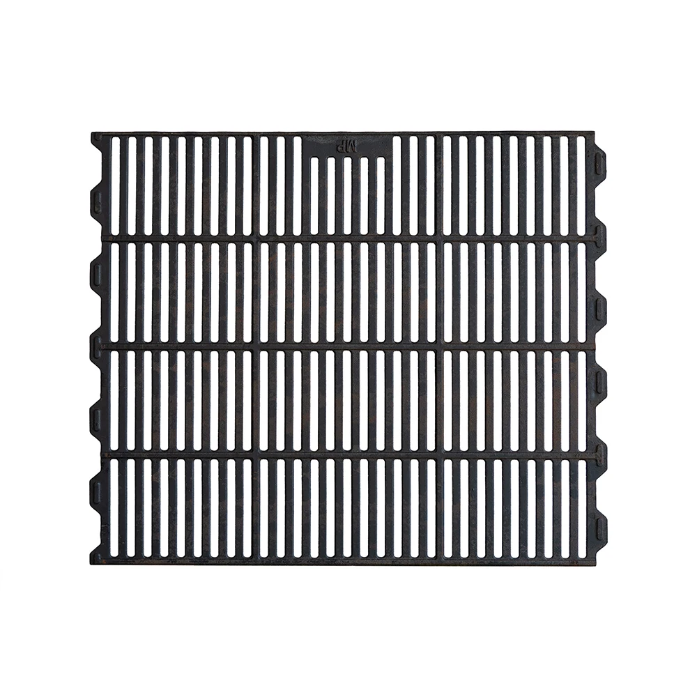 Прочный чугунный пол с гладким зазором