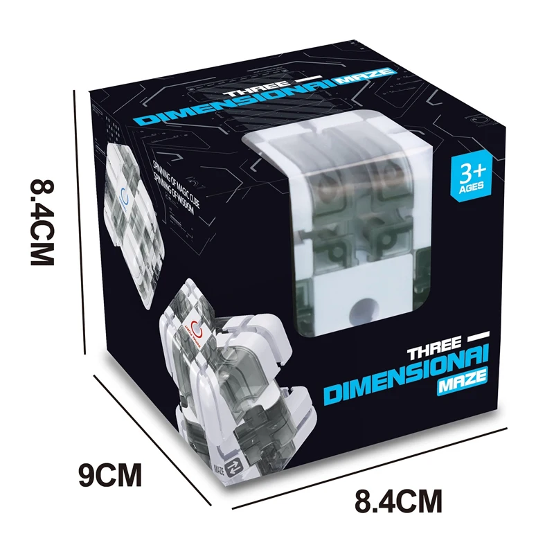 2024 new products 3D Maze 3x3 Speed Cube With Steel Ball Rolling Decompression Magic  Puzzle Kids Educational Games Toys