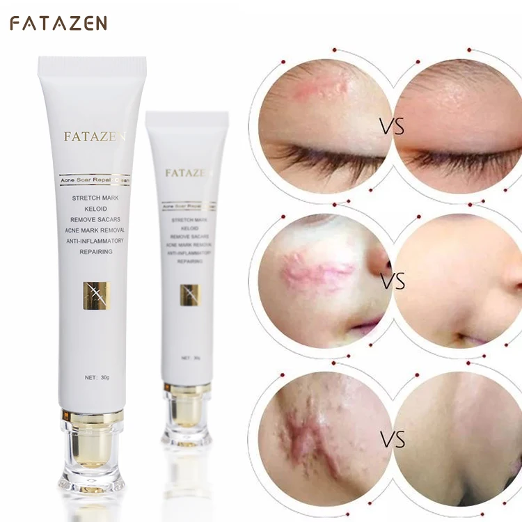 FATAZEN Herbal Effective Skin Repairing Gel Natural Acne Pimple Mark Stretch Marks Scar Removing Cream