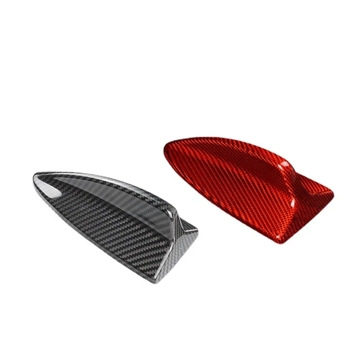 Genuine Old School Style Real Carbon Fiber Shark Fin Antenna Cover FOR BMW E91 X1 E84 Interior Accessory Business Car Interiors