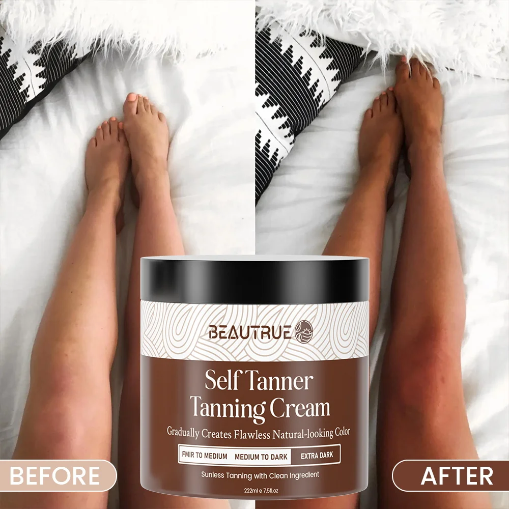 Professional Tanning Products Custom Vegan Extreme Intensifying Self Tanning Cream For Women Men Medium Extra Dark Tan Lotion