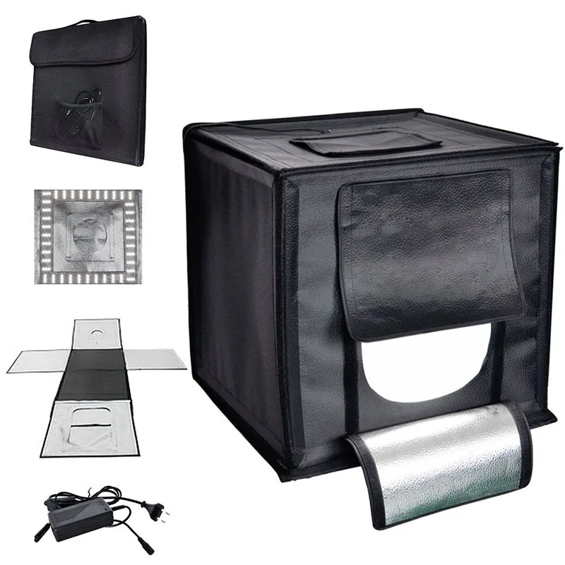 Dropshipping Photo Light Box Soft Box Lighting Kit Portable Photo Studio Accessories Shooting Tent for Lightbox  Photography