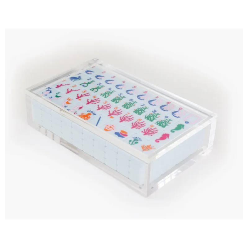 holder rack box acrylic rummy malaysia american custom mahjong tiles set