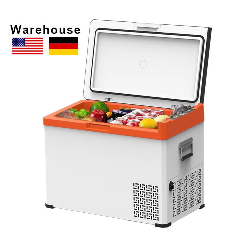 Portable car fridge for Travel Car Truck Electric Fridge Cooler icebox freezer for food storage