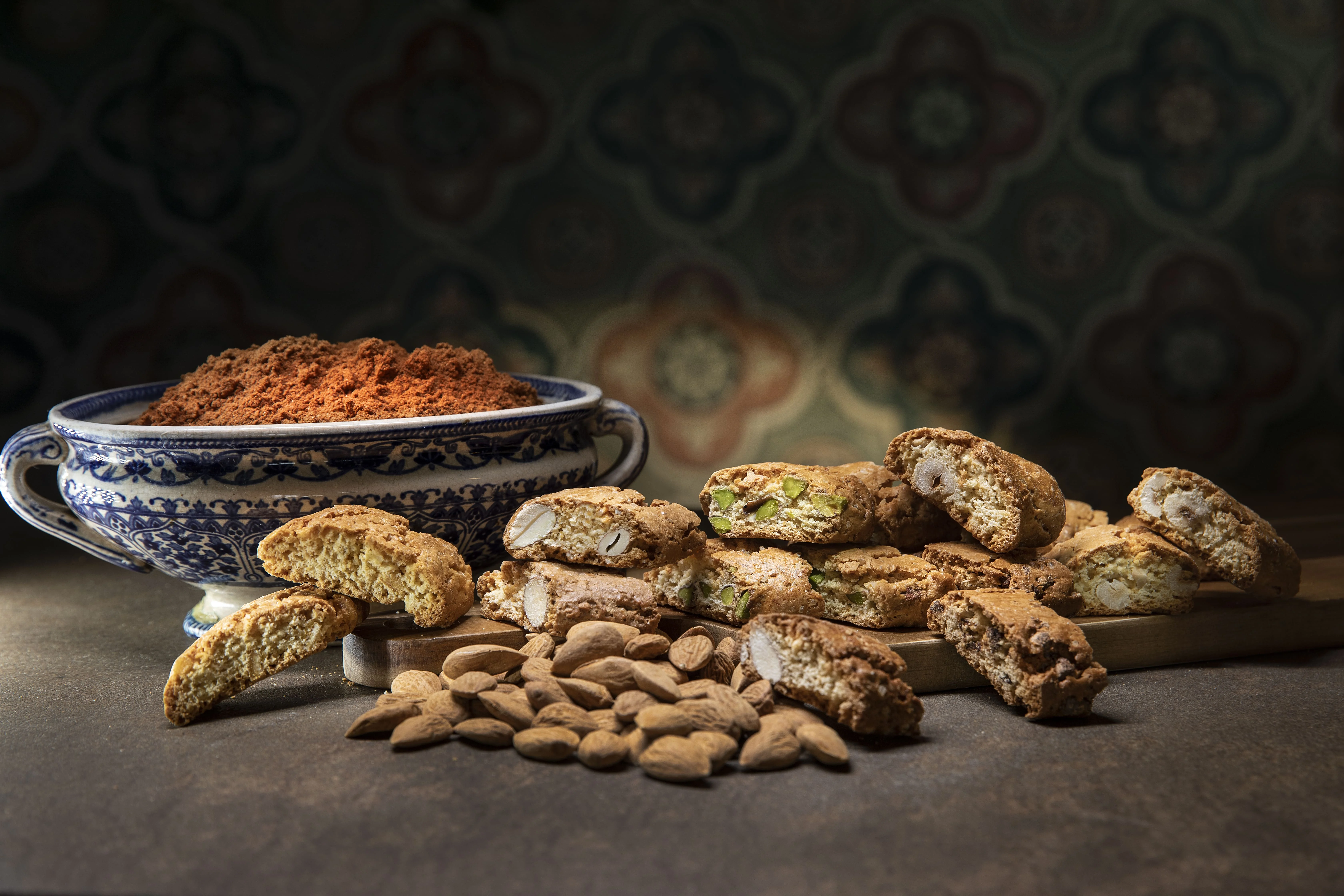 Healthy Snacks Pastry Products Italian Handcrafted Cantuccini Biscuits Crispy Tasty Extra Virgin Olive Oil Sweets 250G