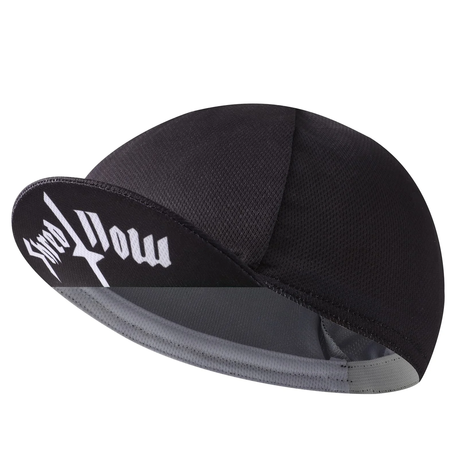 Wholesale Polyester Quick Drying Sublimation Digital Printing Eyelet Mesh Bike Hat Custom Elastic Fitted Sport Cycling Cap