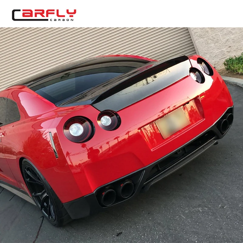 2 style Carbon Fiber Rear Trunk for R35 gtr body kits