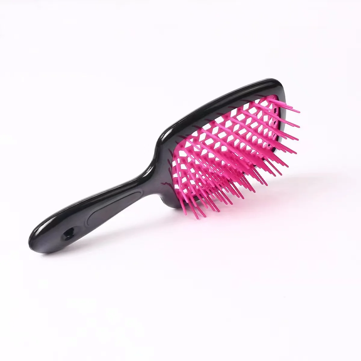 Global Best-Seller Custom Logo And Color Hollow Square Hollow Hair Brush For Long Hair Use