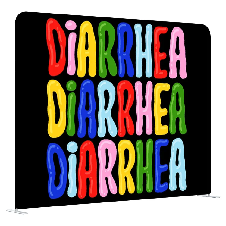 
Trade show Portable full color straight photobooth pillow case backdrop 8ft for photo 