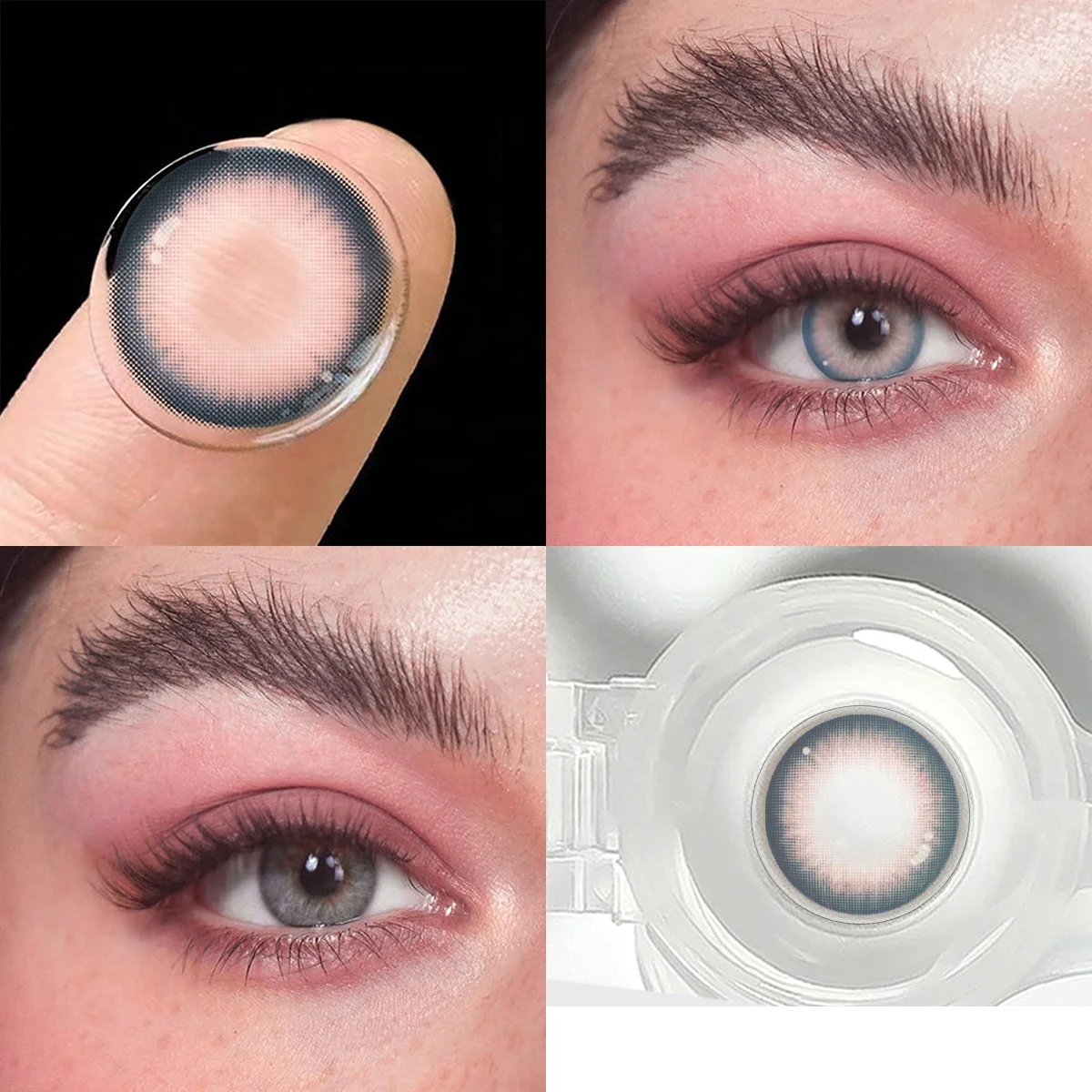 2024 Lady Color yearly Contact Lens Wholesale Natural Colors Eye Fashion Natural soft Colored Contact Lenses