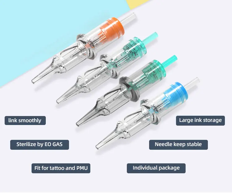 Factory Wholesale Premium SMP Needle Cartridge 20 PCS/Box Tattoo Cartridges Needles