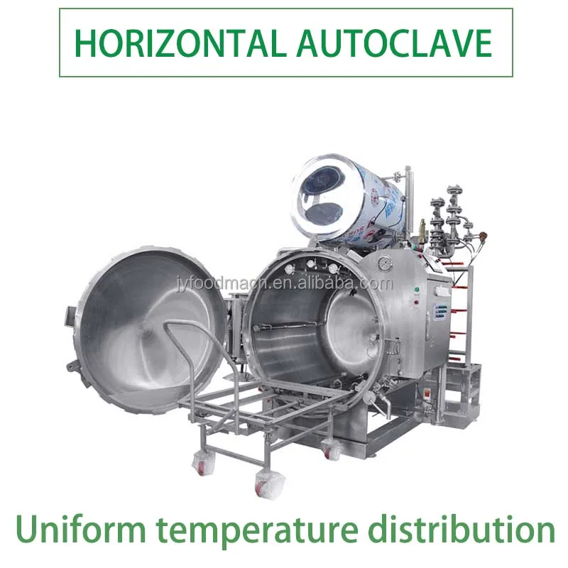 high pressure retort steam can food autoclave sterilizing machine spray beverage immersion sterilizer for cans and glass jars