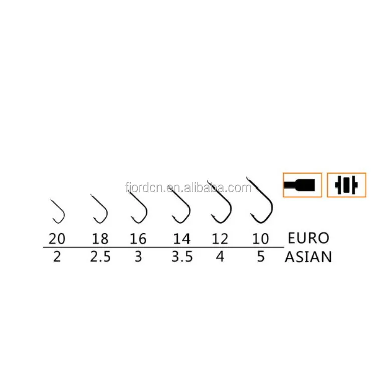 FJORD Mini metal small size SHIRAHAE saltwater fishing hooks