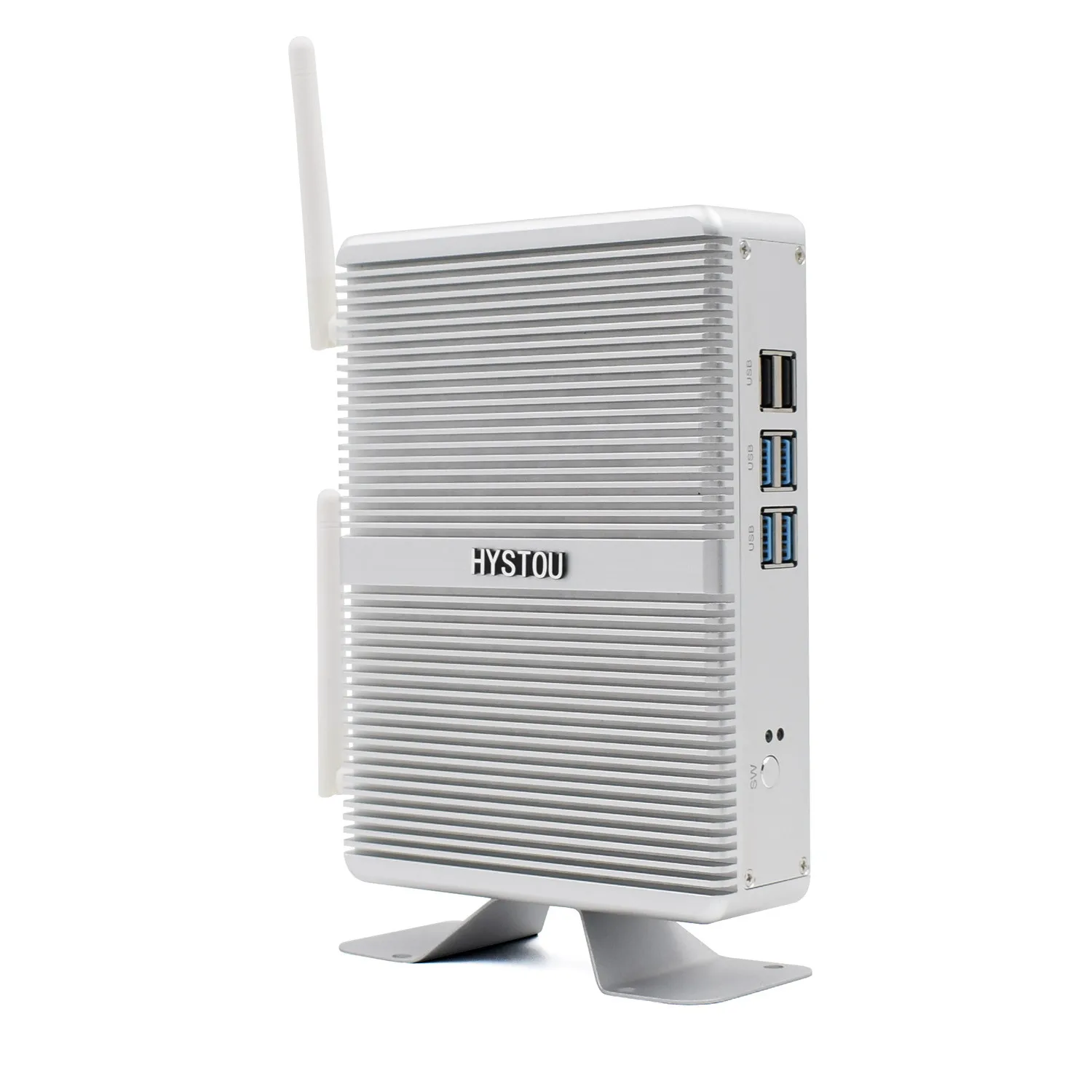 HYSTOU DDR4 32GB Computer Intel Core i5-7267U Support Win 10/11 Desktop 4k Display HD-MI Low Power Fanless Industrial Mini PC H2