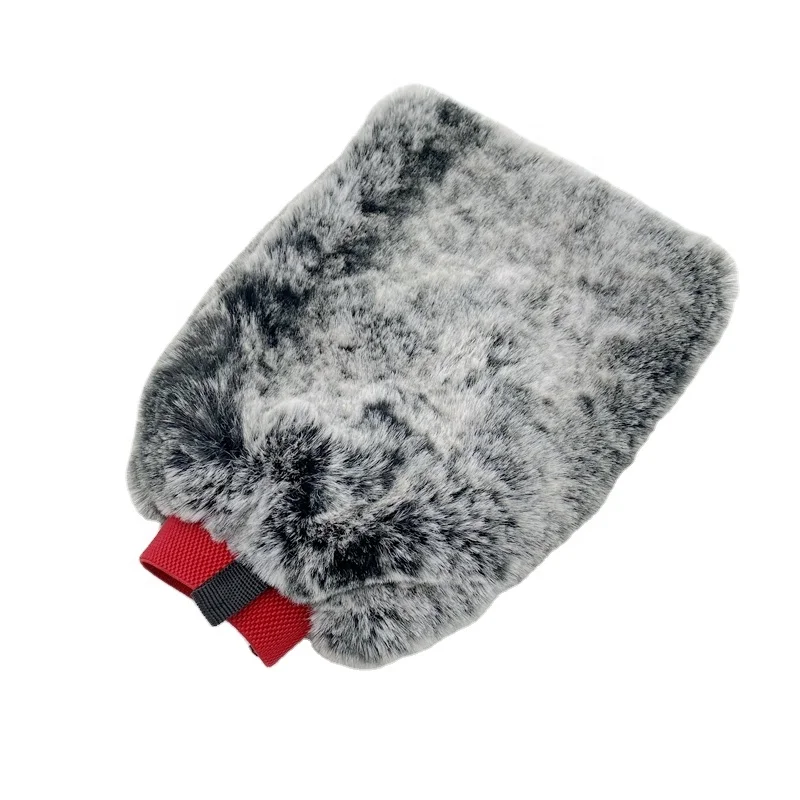 GREENFOUND deluxe microfiber car wash mitt  wash mitt car cleaning wool washing mitt