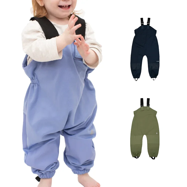 Fully Customization High Quality Boys Girls Waterproof Windproof Snow Pants Thicken Snow Bibs Suspenders for Kids