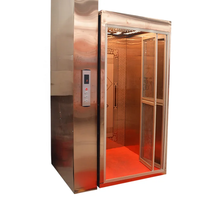 Best price 2-6m  360kg indoor vertical home lift home elevator