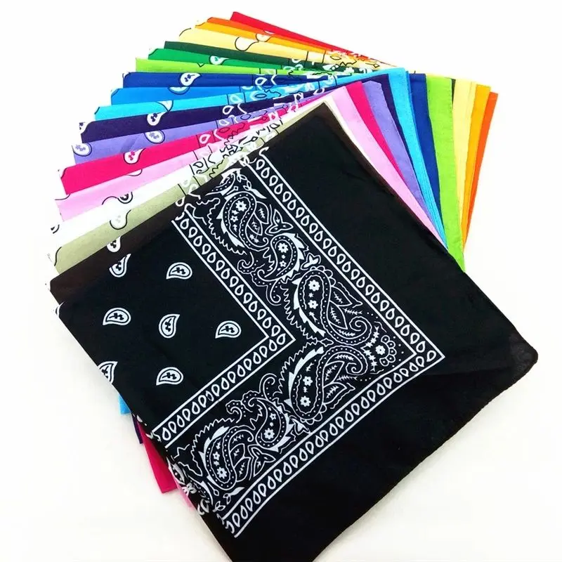 Huiyi Hot Selling Custom Cotton Polyester Bandanas Cheaper Price Bandana Scarf
