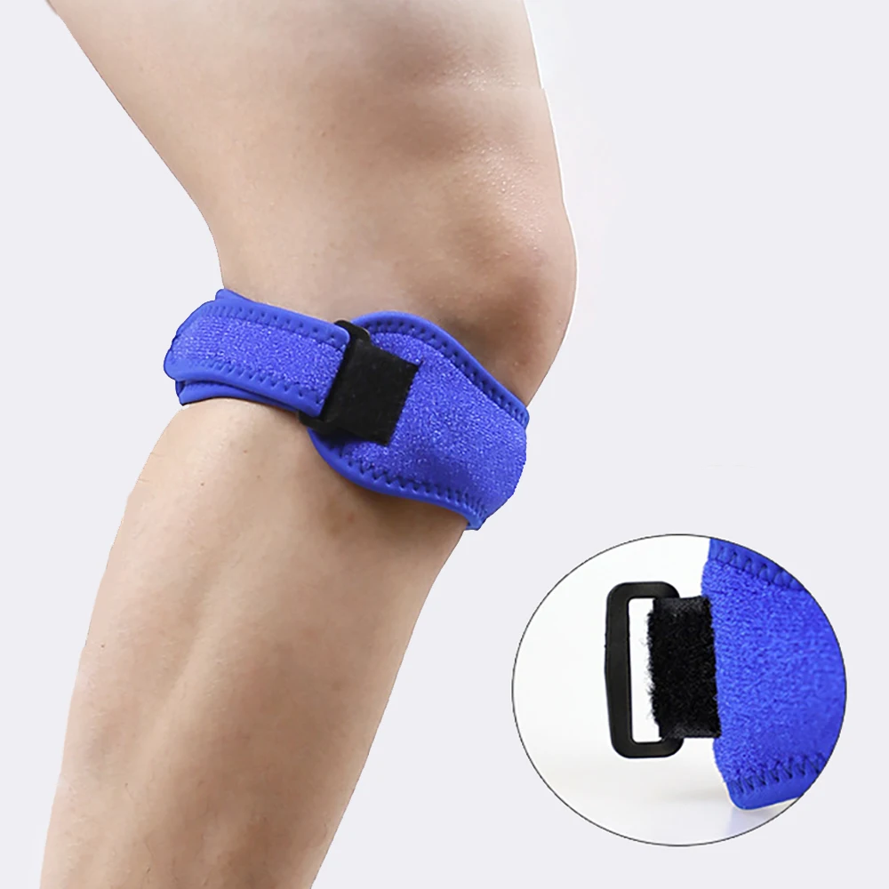 Custom logo Neoprene Patella Strap Adjustable Open Tendon Patella Knee Support Belt Patella Knee Strap Brace
