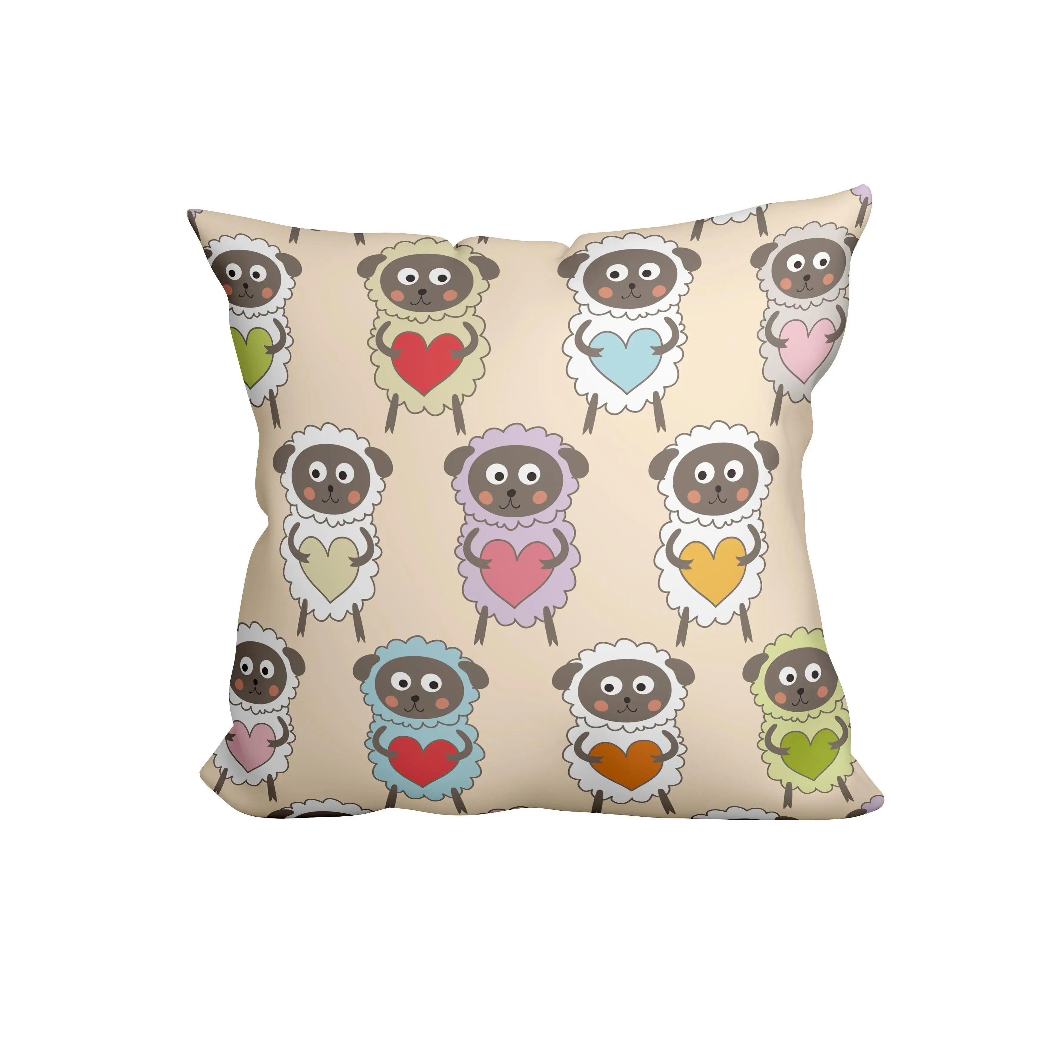 Cushion Cover Christmas Light Brown Tufted Body Home Decor Queen Size Ethnic Non Woven Colors Custom Satin Pillow Case Custom