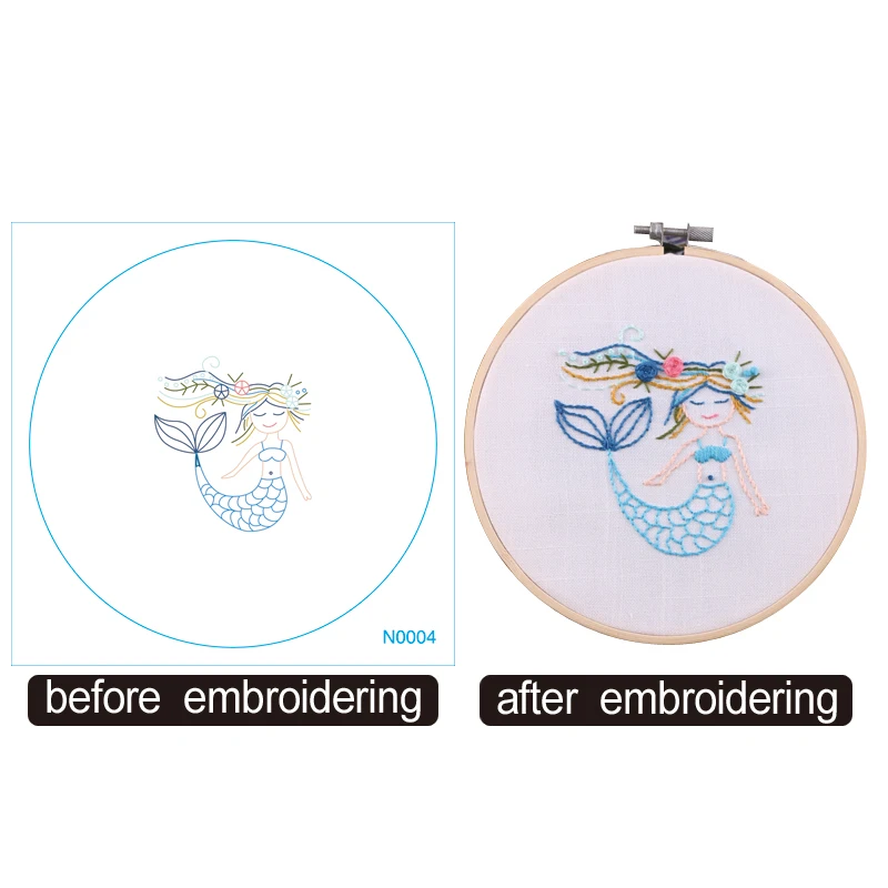 Diy100% Precision Print Cross Stitch Adult Custom Embroidery Organizer