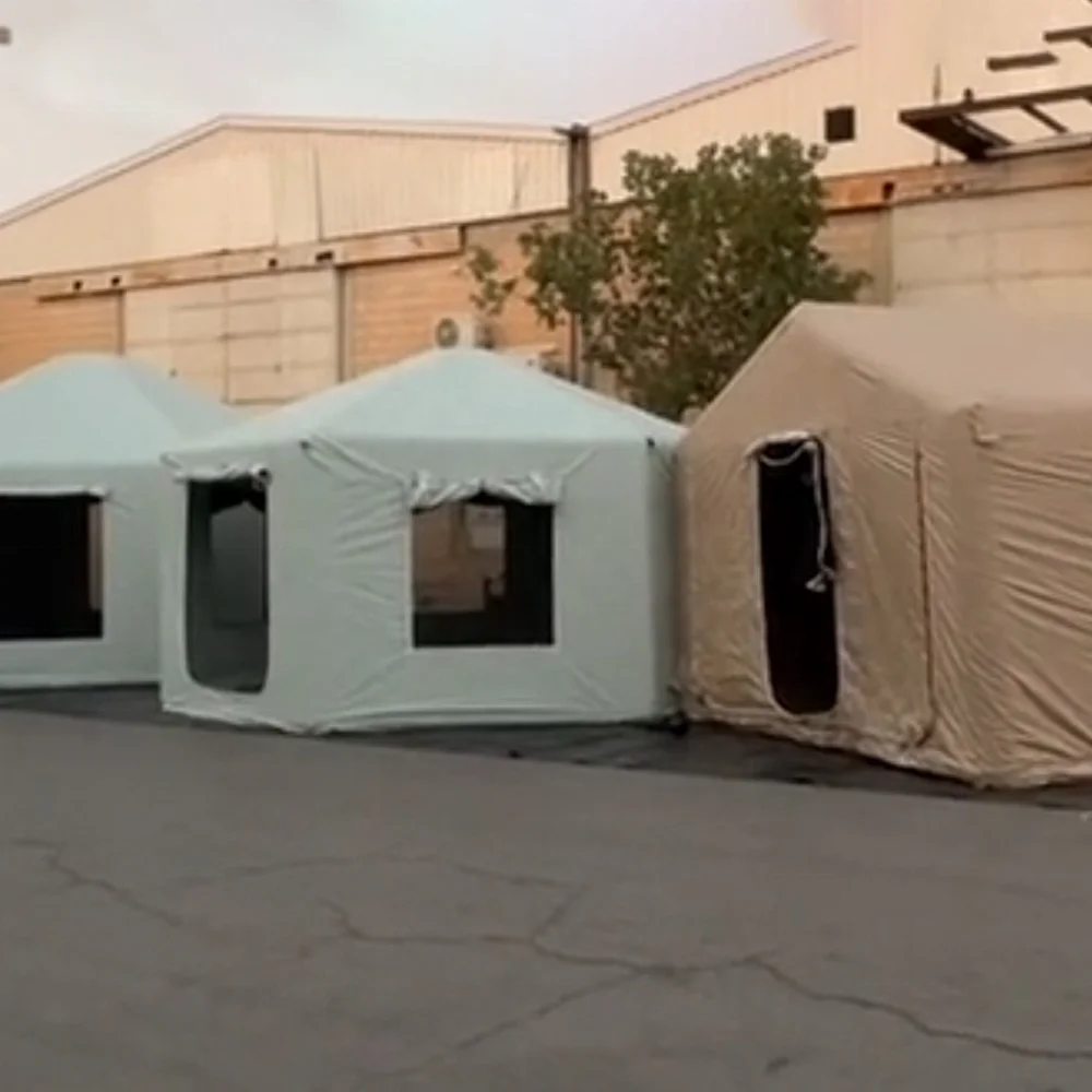 Factory design clear dome tent waterproof 5 6 7 8 people 12 inflatable tent for camping