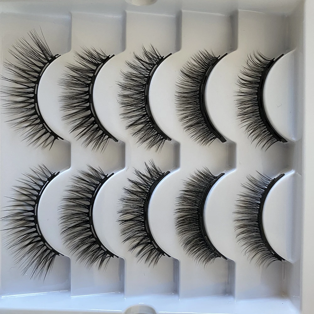 The New Listing Black Fiber Beautiful Appearance Eyelashes Magnetic for Eye