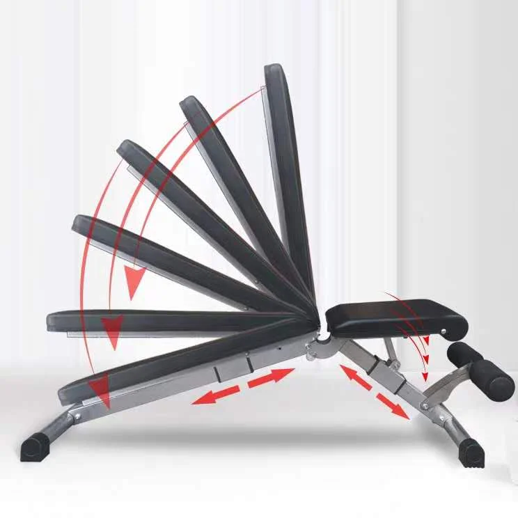 
Commercial adjustable multi - function dumbbell bench multi - position adjustable back board for supine 