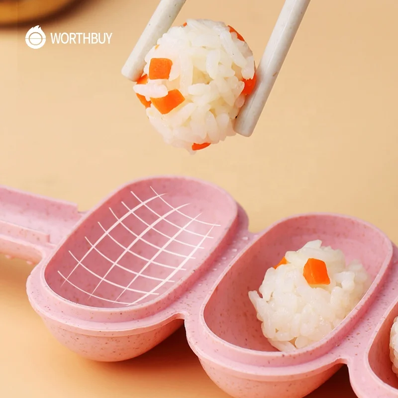 WORTHBUY креативные формы для рисовых шариков форма суши сделай сам устройство риса Onigiri кухонные инструменты аксессуары