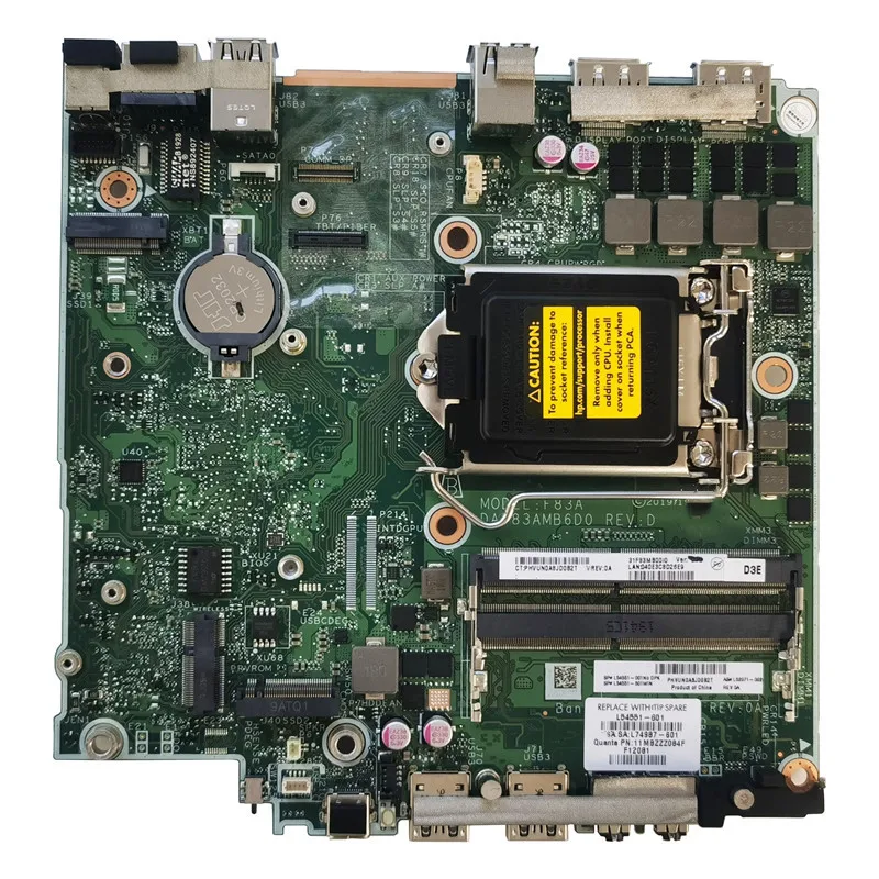 Высокое качество для струйного принтера HP EliteDesk 800 G5 рабочего Материнская плата DAF83AMB6D0 L54553-601 L54553-001 материнская плата 100% тестирование Быстрая доставка