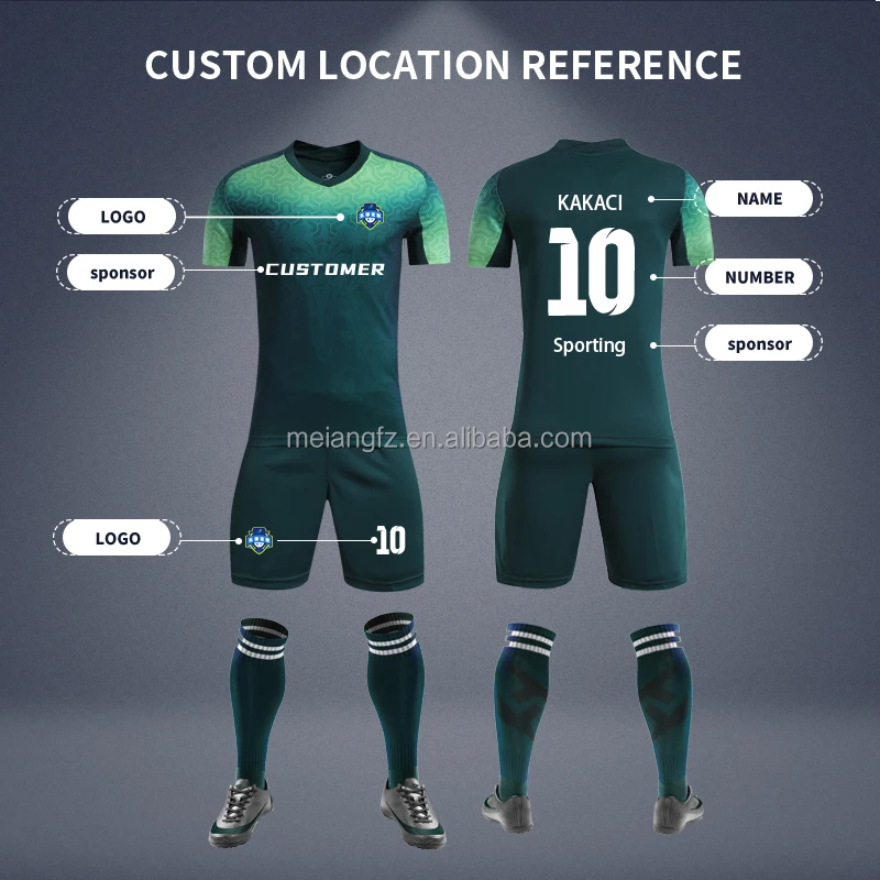 Wear Soccer Uniform Custom Youth Soccer Marron Uniforms Sublimation Sports Accept Customized Logo Soccer Uniform For Team