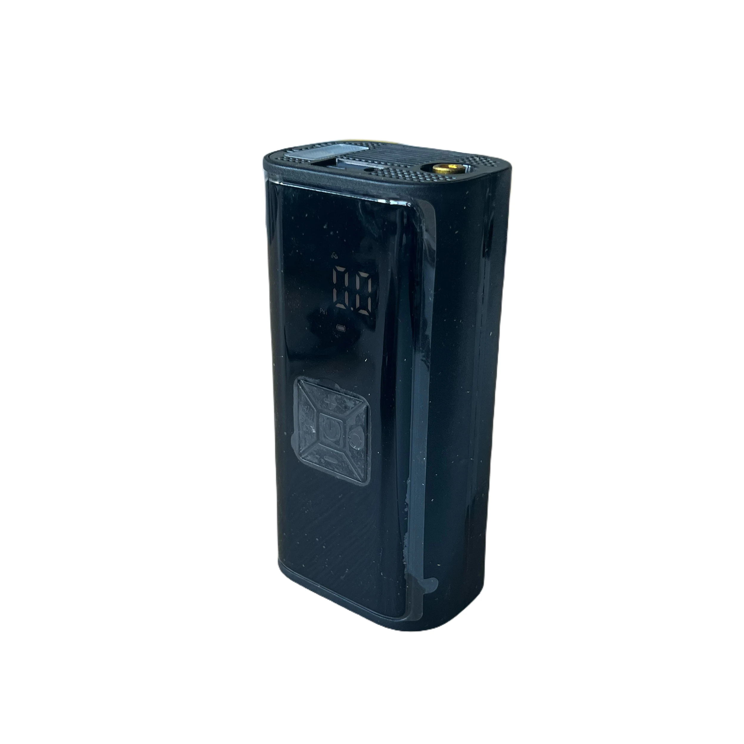 Two-in-one intelligent digital display screen wired car tire inflation pump black with lights can also be