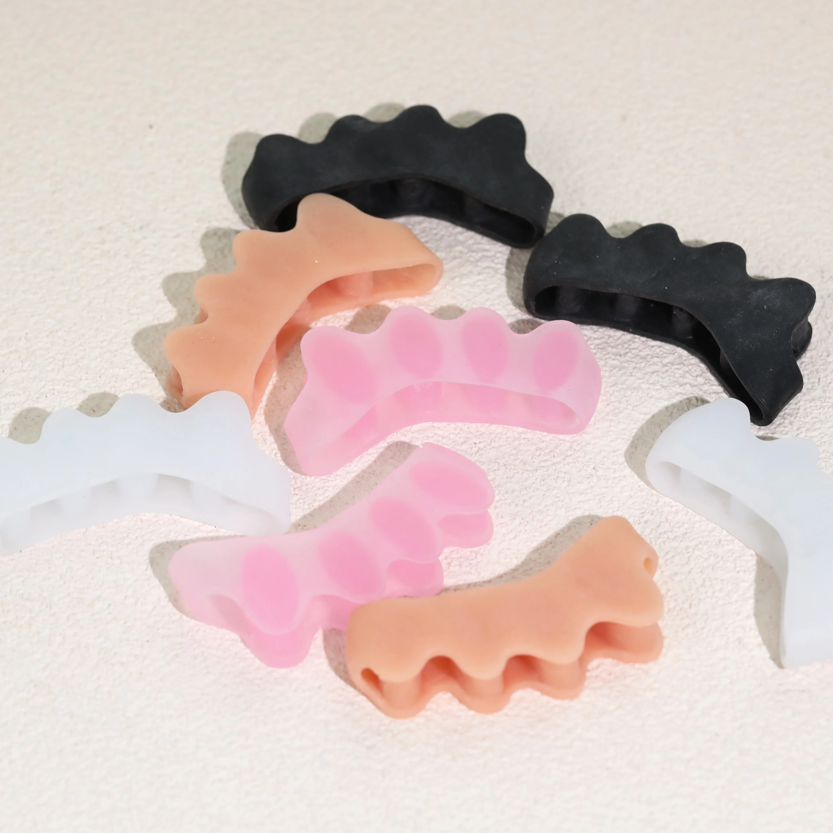 Hot Selling Silicone Little Toe Separators Toe Separator Silicone For Nail Polish ,Gel Toe Separator