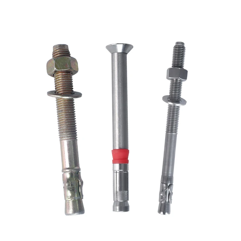 Factory Sale Stainless Steel M10 M16 16mm Concrete Sleeve Anchor Bolts with Flange Nut