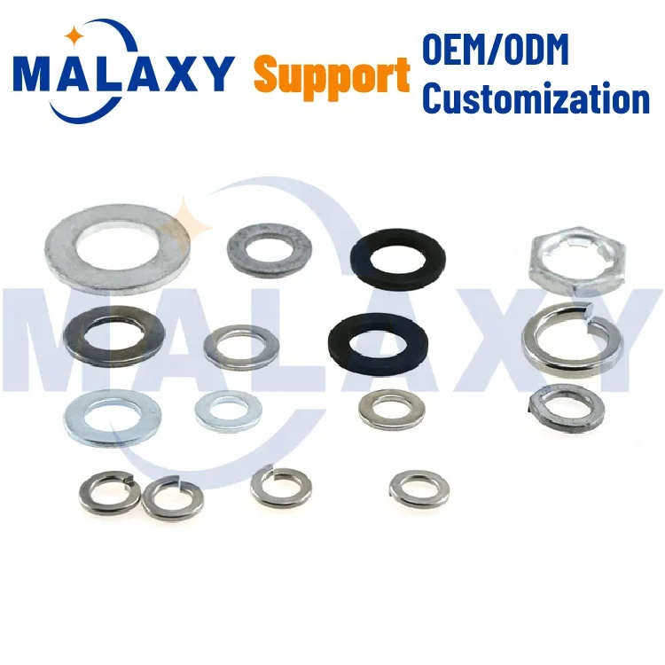 MALAXY Tool Die 3 Inch Brass Copper Crush Sealing Seal Flat Washer