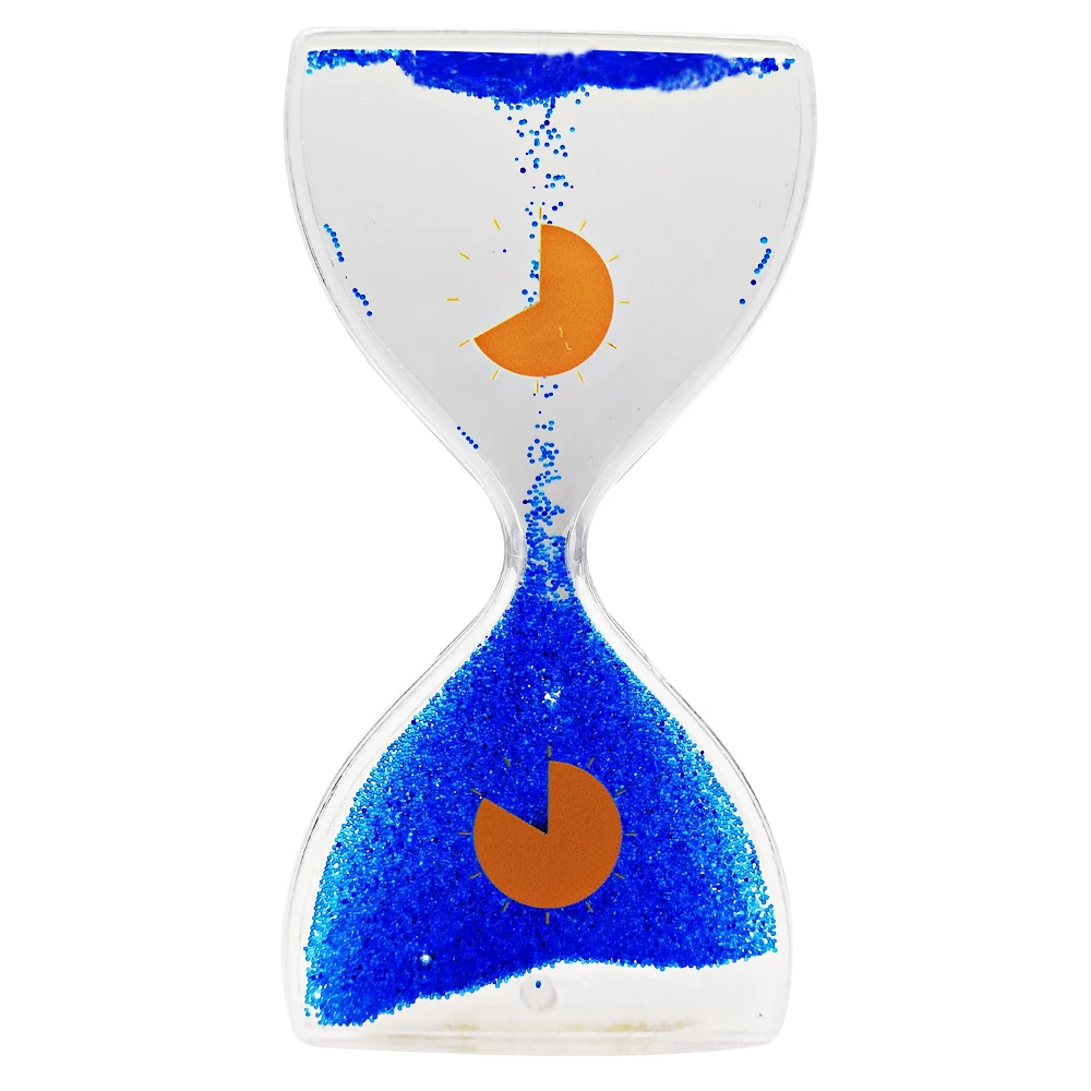 Wholesale Refrigerator Magnet Hourglass Acrylic Liquid Fridge Magnet With Liquid