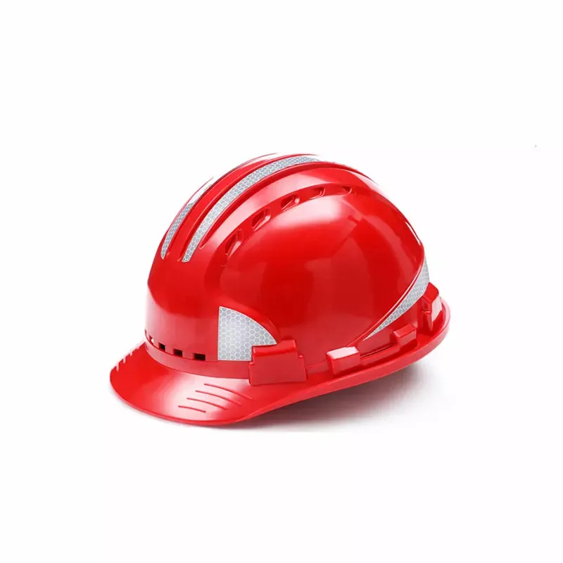 Construction Helmet Safety Worker Head Protection Helmet Construction Safety Protective Hi Visibility Reflective Safety Helmet