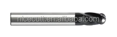 Solid Carbide 3-Flute Endmill for Aluminum Machining Customizable OEM D4*12*50L*D4