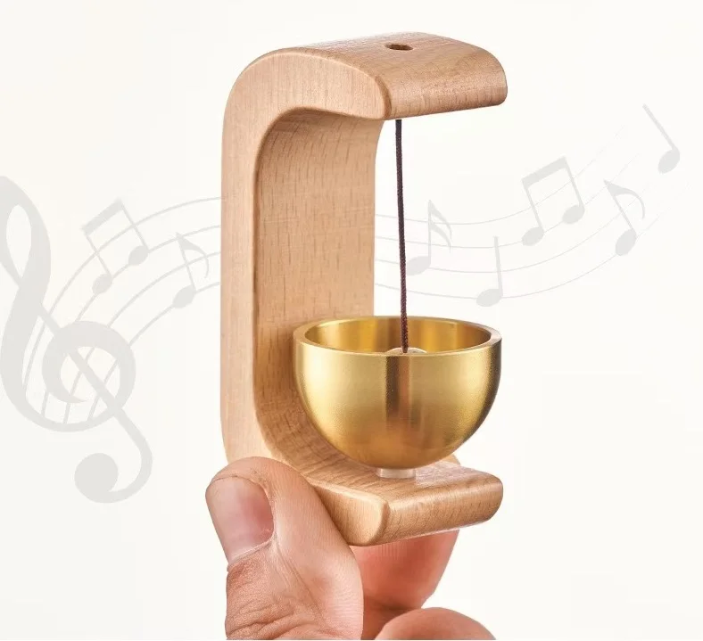 Magnetic doorbell Happiness House suction door type wind chime entry reminder bell Entry Dopamine doorbell hanging gift
