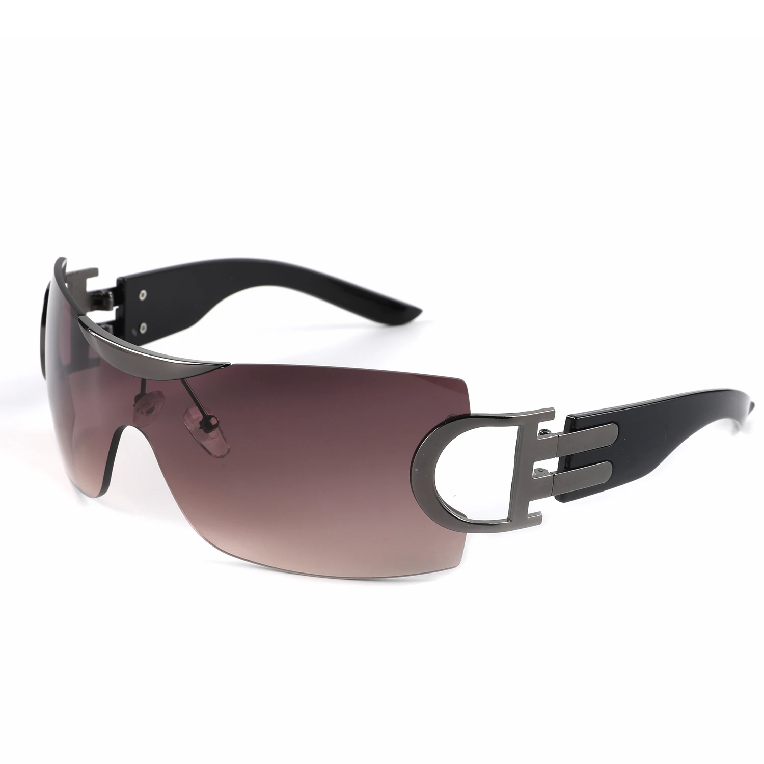 Outdoor sports riding glasses new anti-ultraviolet sunglasses Bicycle metal connection hollow sunglasses wholesale